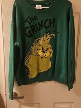 The Grinch Graphic Green Sweatshirt - Unbranded